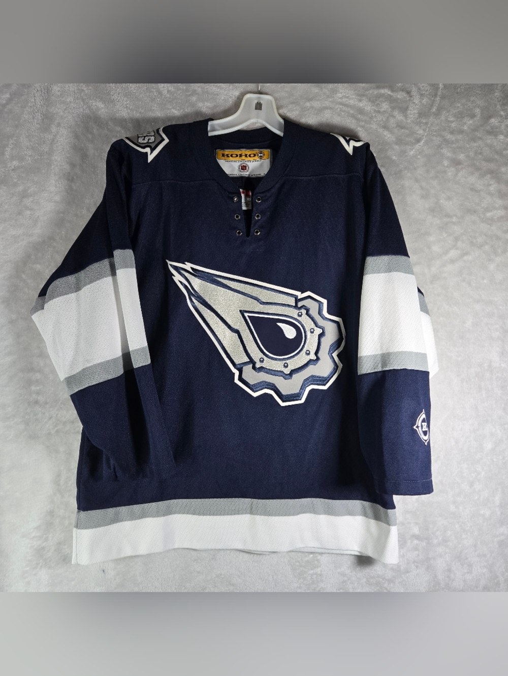 Edmonton Oilers KOHO Jersey Adult Medium M Navy Blue NHL Hockey Long Sleeve